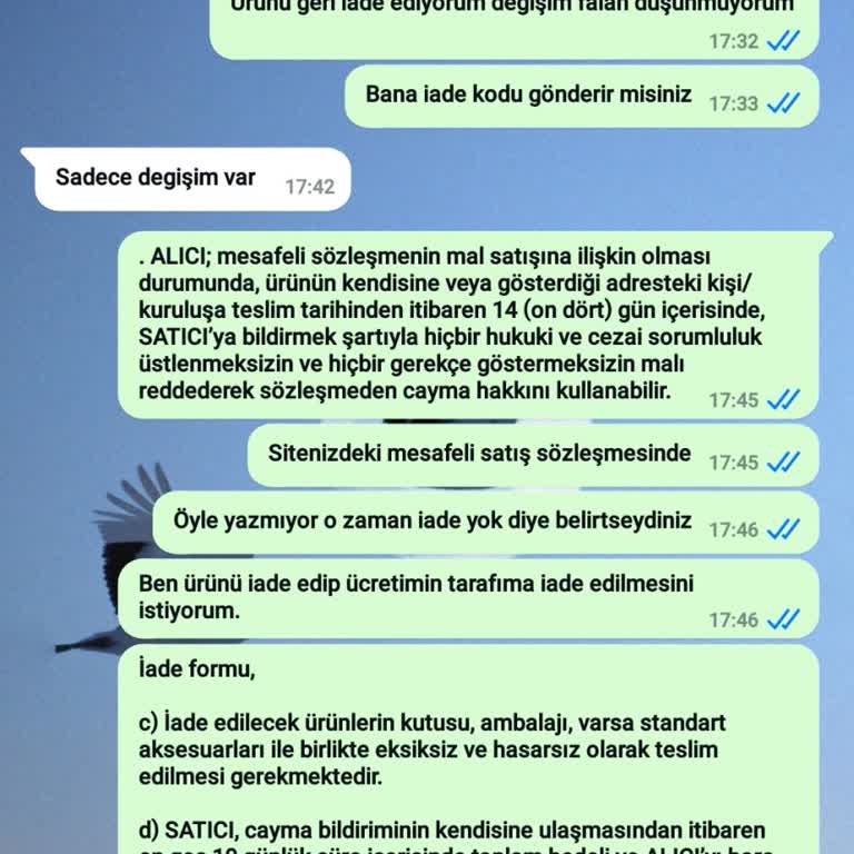 Samsey Giyim'de İade Hakkı Sorunu