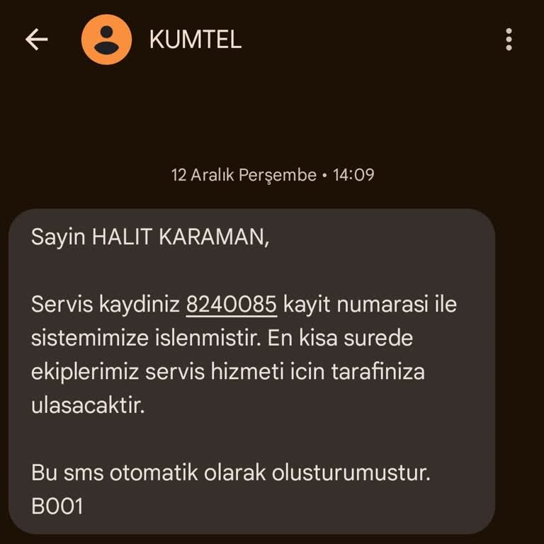 Kumtel Servis Gecikmesi: 3 Aydır Çözülmeyen Ürün Değişimi