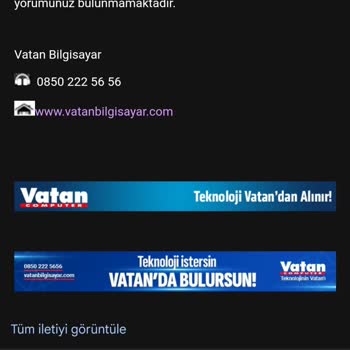 Vatan Bilgisayar'da Yorum Sorunu Ve 20 Euro Kaybı