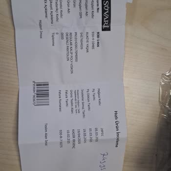 Suvari'den Aldığım Pantolonlar Hayal Kırıklığı Yarattı