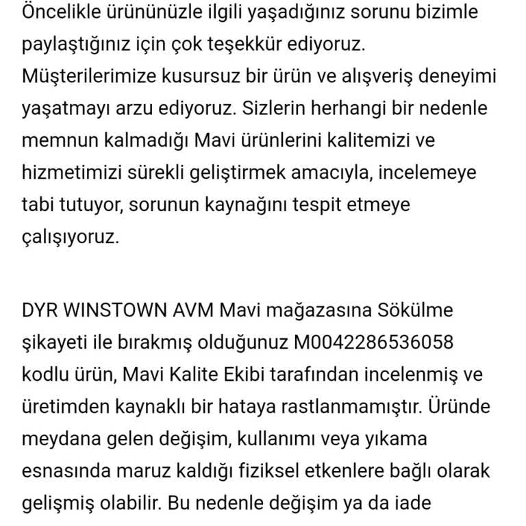 Mavi'den Aldığım Kot Pantolonun Gizli Hatası