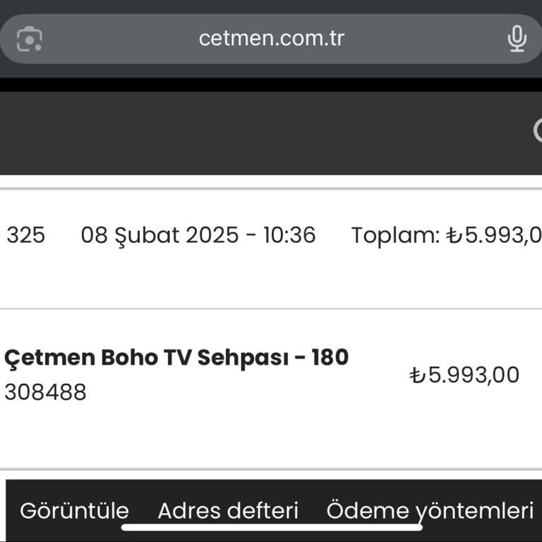 Teslim Edilmeyen TV Ünitesi Ve İletişim Eksikliği