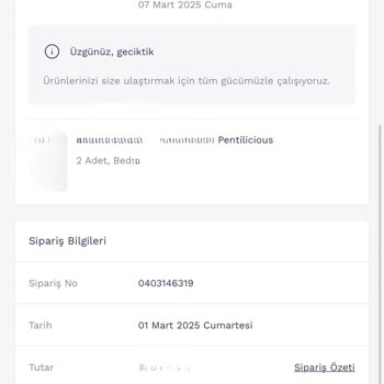 Penti'den Sipariş Çıkmazı: Ne İptal Ne Gönderim!