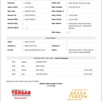 Tatil Rezervasyonu İptalinde Yaşanan İade Sorunu