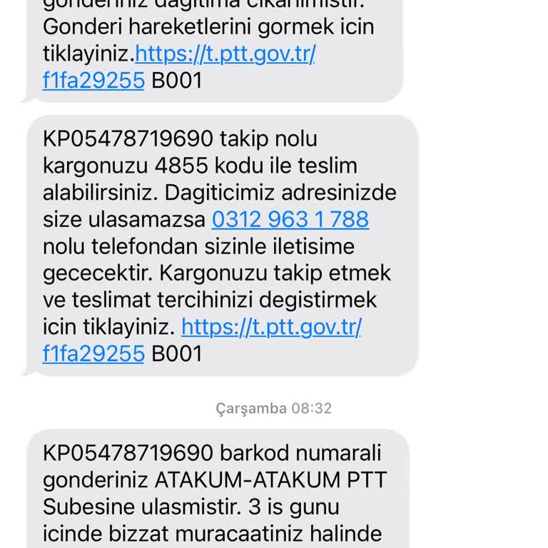 PTT Kargo Teslimat Sorunları Ve Adres Seçimi