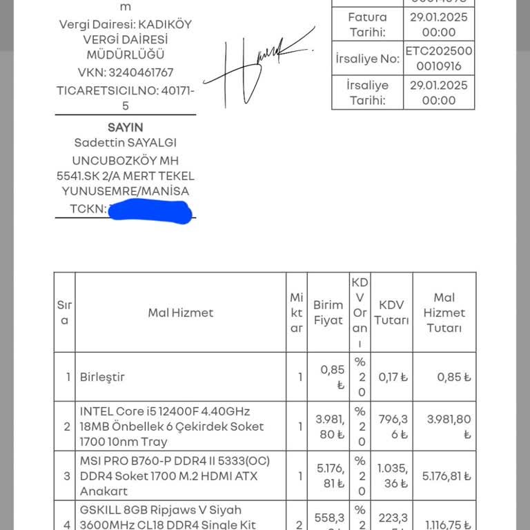 Arızalı Anakart Ve Eksik İşlemci İle Uzayan İade Süreci