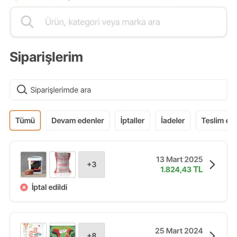 Satışta Olan Ürünler Teslim Edilmiyor!