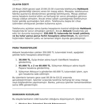 Banka Güvenlik Açığı Ve Maddi Kayıp