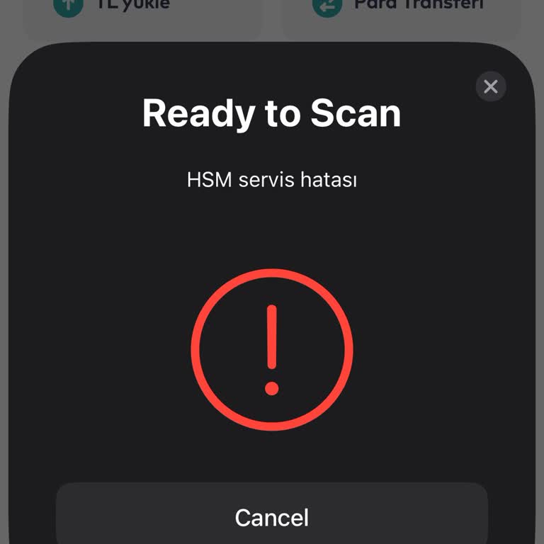 İstanbulkart NFC Sorunu: HSM Servis Hatası