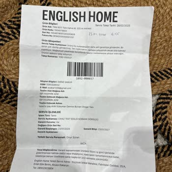 Ürün Çalışmıyor Ve Garanti Süreci Sorunlu