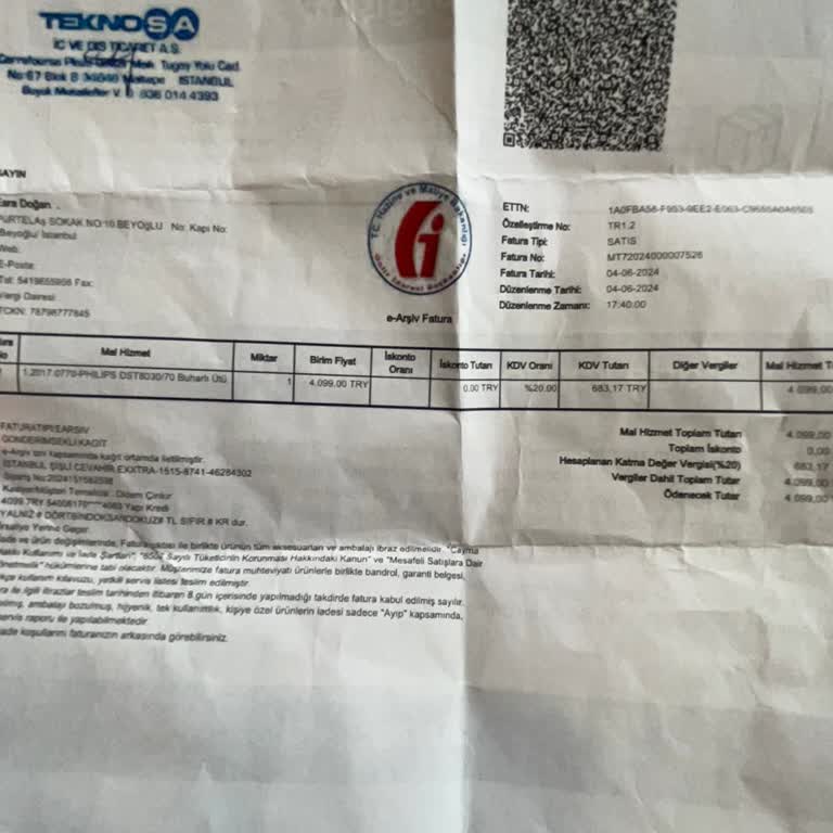 Teknosa'nın Ayıplı Ürün Politikası