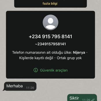 WhatsApp'ta Yabancı Mesaj Sorunu Ve Güvenlik Endişesi
