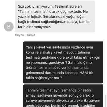 Teslimat Süresi Ve İletişim Eksikliği