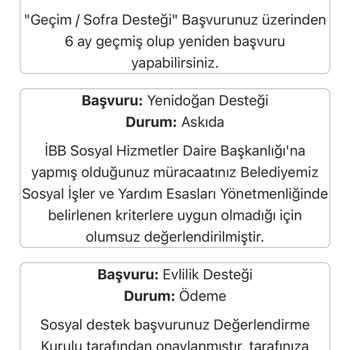 Yenidoğan Destek Başvurum Askıda Kaldı