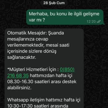 Wero Kedi Tuvaletinde Membran Sorunu Ve Servis Gecikmesi