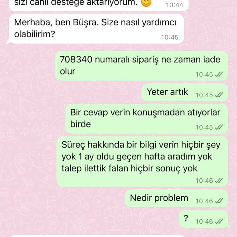 Touche Prive: İade Sürecinde Müşteri Mağduriyeti Ve İletişim Eksikliği