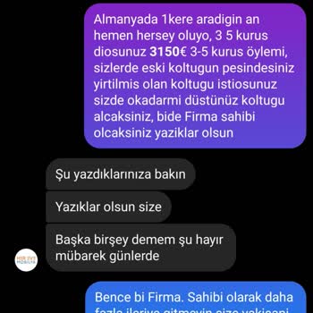 Hasarlı Koltuk Ve Geciken Teslimat Kabusu