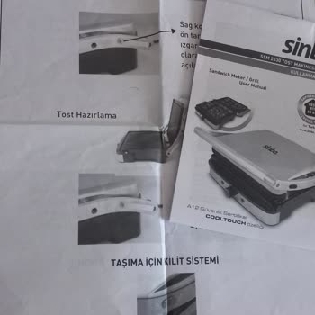 Sinbo Tost Makinesi Güvenlik Sorunu