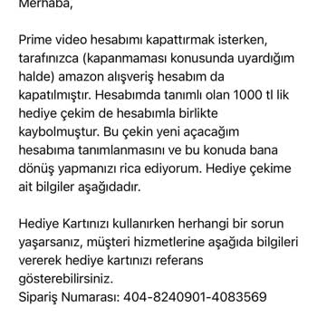 Hediye Çekleri Amazon'un Hatası Yüzünden Kayboldu