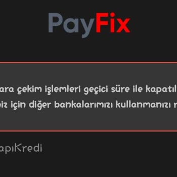 Payfix Para Çekim Sorunu: Müşteri Hizmetlerine Ulaşılamıyor