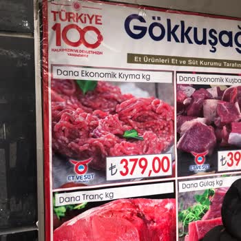 Gökkuşağı Market'te Et Kalitesi Düşüşte