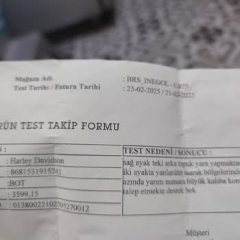 Harley Davidson Botlarla İlgili Çözüm Bekleyen Sorun