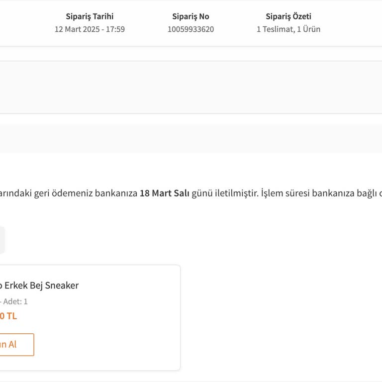 İptal Edilen Siparişin Fiyat Artışıyla Gelen Hayal Kırıklığı