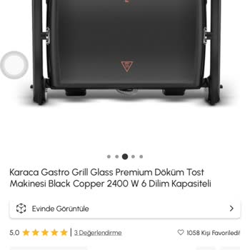 Karaca'dan Aldığım Tost Makinesi İçin Değişim Mağduriyeti