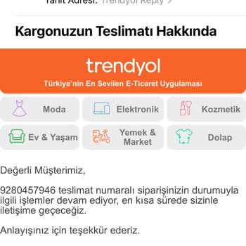 Kayıp Ürün Ve Yetersiz Müşteri Hizmeti