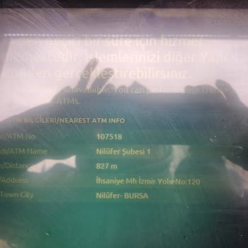 Yapı Kredi ATM'si Sürekli Arızalı: Acil Çözüm Bekliyorum