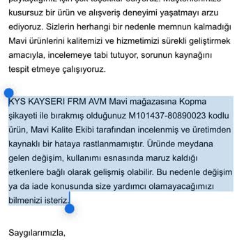 Mavi Kot Pantolon Şikayeti: Renk Atması Ve Müşteri Memnuniyeti Sorunları