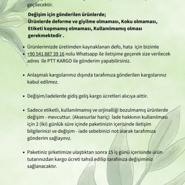 Elbise İadesinde Yaşadığım Sorunlar Ve Destek Eksikliği