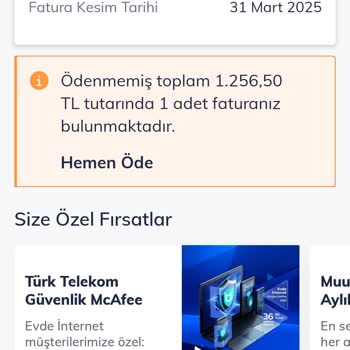 Türk Telekom'un Kampanya Kaynaklı Fatura Sorunu