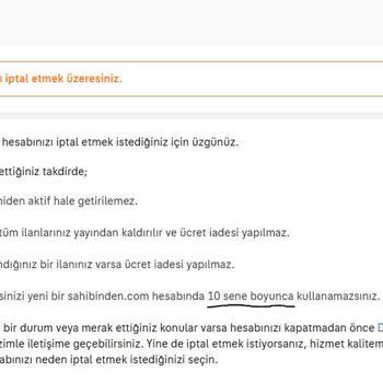 Kullanıcı Adı Değiştirme Engeli Ve Hesap Kapatma Tehdidi
