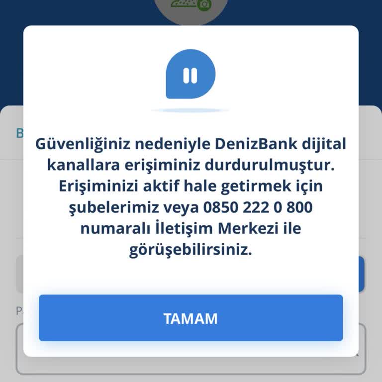 Denizbank'tan Kripto İşlemlerine Erişim Engeli