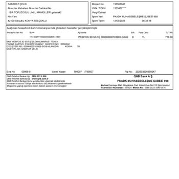 QNB Hesabımdan İzinsiz Para Çekimi Ve İade Talebi