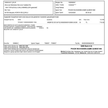 QNB Hesabımdan İzinsiz Para Çekimi Ve İade Talebi