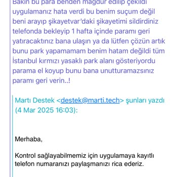 Martı Scooter Kullanımında Hatalı Uygulama Ve Haksız Ücretlendirme