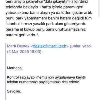 Martı Scooter Kullanımında Hatalı Uygulama Ve Haksız Ücretlendirme