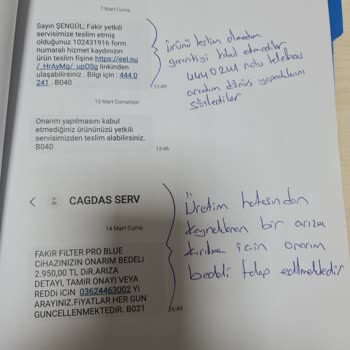 Fakir Elektrikli Süpürge Servis Sorunu