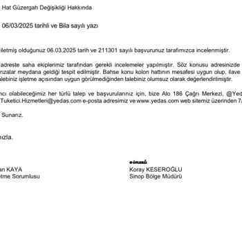 YEDAŞ'ın Tehlikeli Elektrik Direği Yer Değişikliği