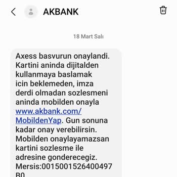 Akbank Axess Kart Onay Sürecinde Tekrarlanan Sorunlar