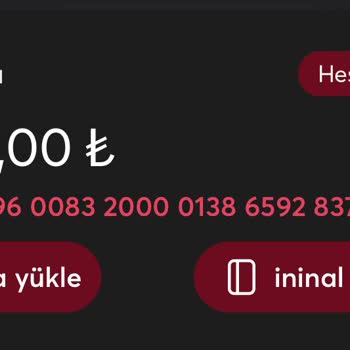 İninal Hesabımdaki Paranın İadesi Yapılmıyor
