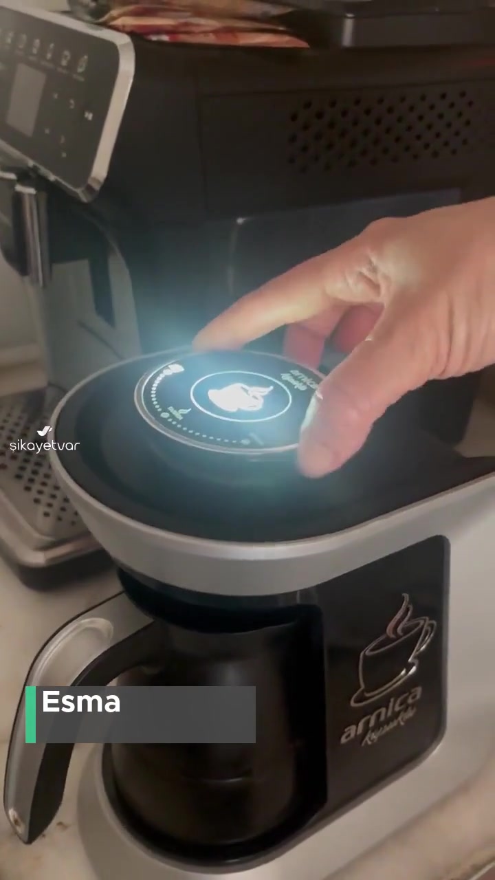Arnica Pro Köpüklü Kahve Makinesi Yarı Işığı Sorunu Ve Isıtma Problemi videonun kapak resmi