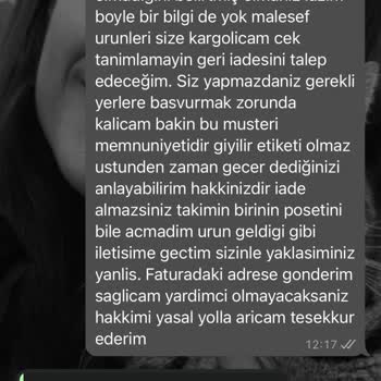 Yanlış Beden Ve İade Sorunu Yaşadım