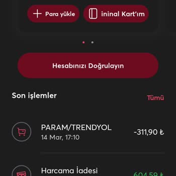 İninal Hesabımdaki 944 TL'ye Ulaşamıyorum