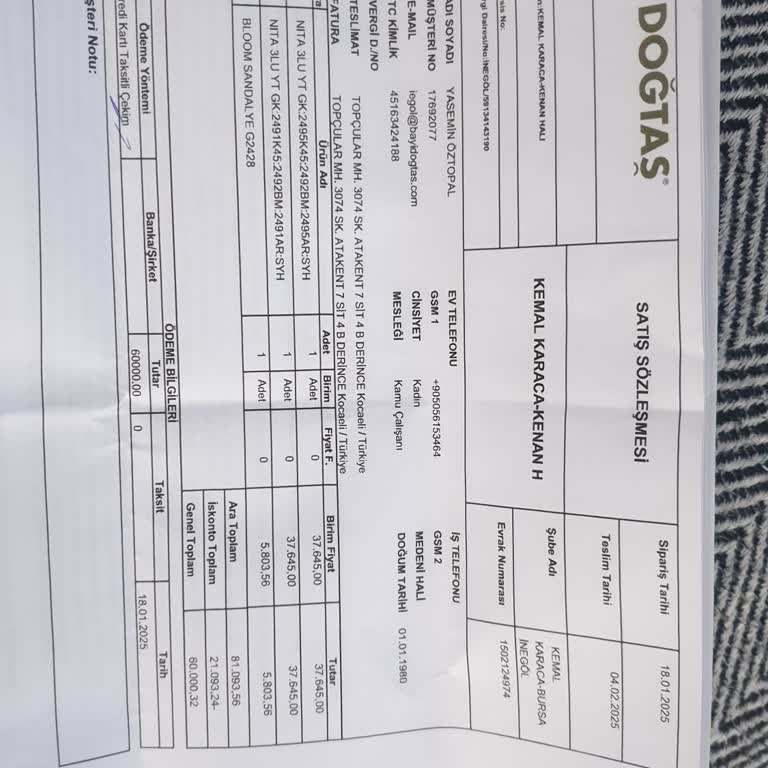 8 Haftadır Teslim Edilmeyen Koltuk Takımı