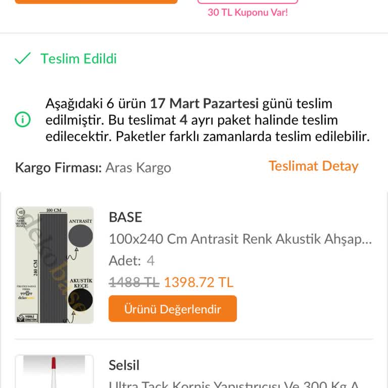 Aras Kargo Teslim Edilmeyen Ürün Ve İletişimsizlik Krizi