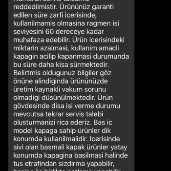 Stanley Termosun Isı Tutmama Sorunu Ve Hayal Kırıklığı