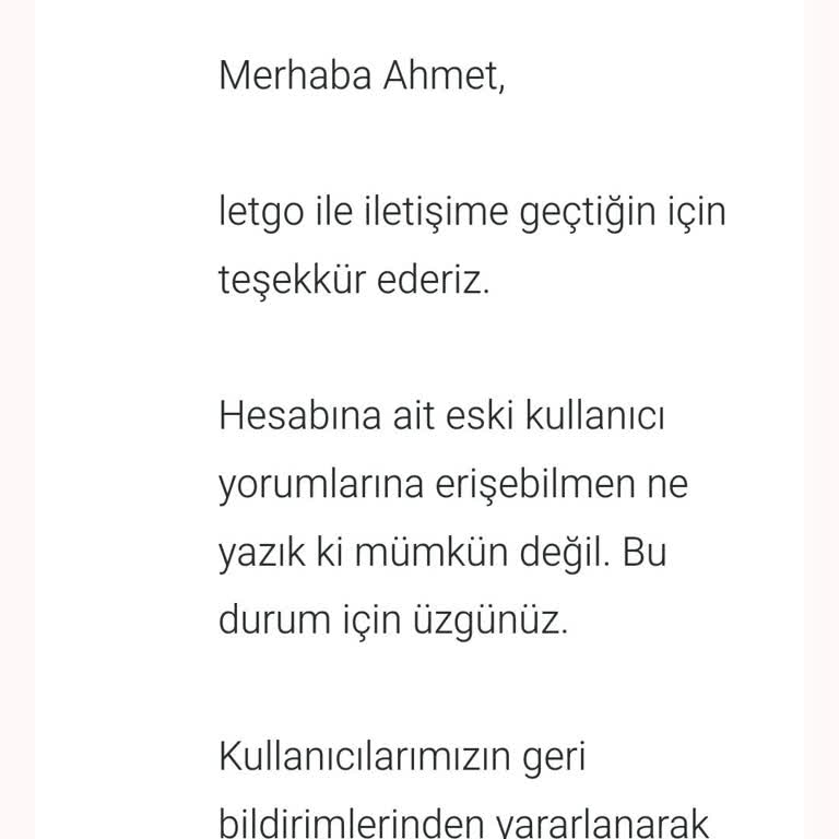 Letgo'da Kayıp Alışveriş Ve Yorumlar